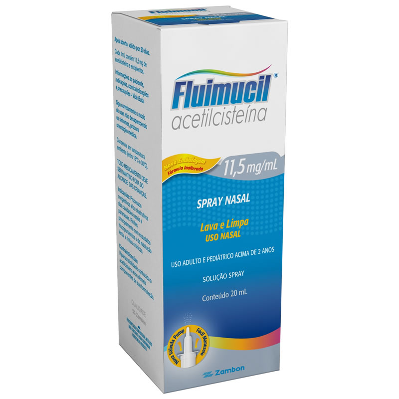 Fluimucil Spray Nasal 20ml