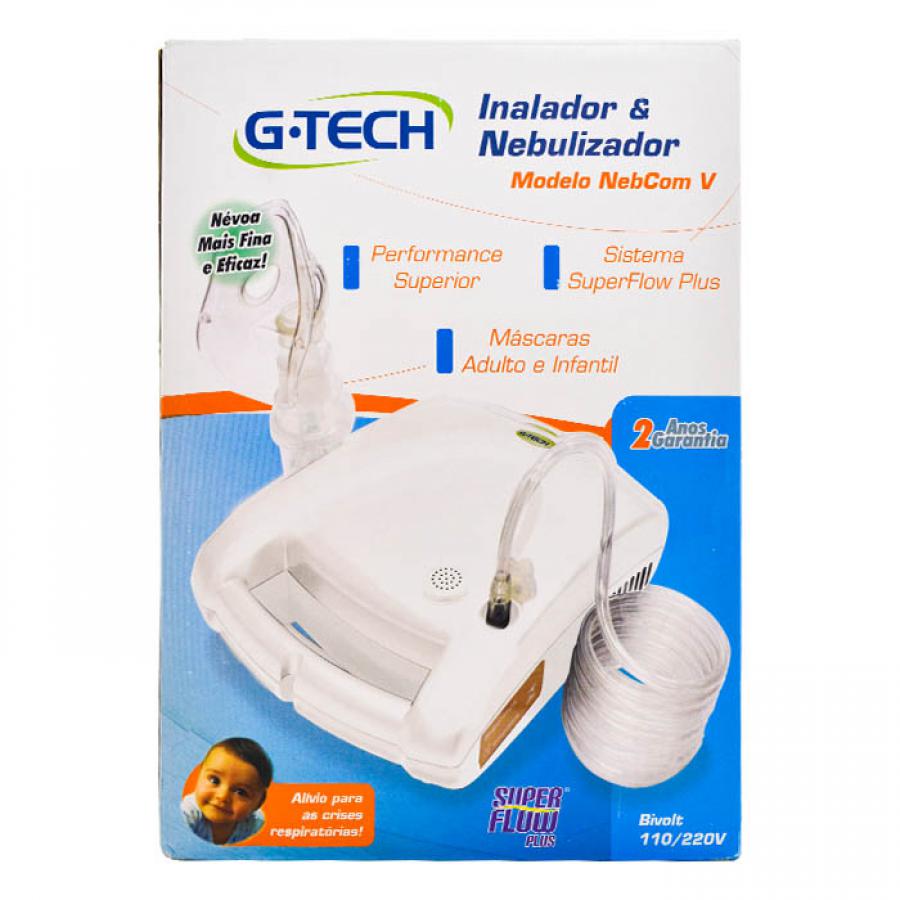 Inalador Nebulizador Nebcom V G-Tech Bivolt