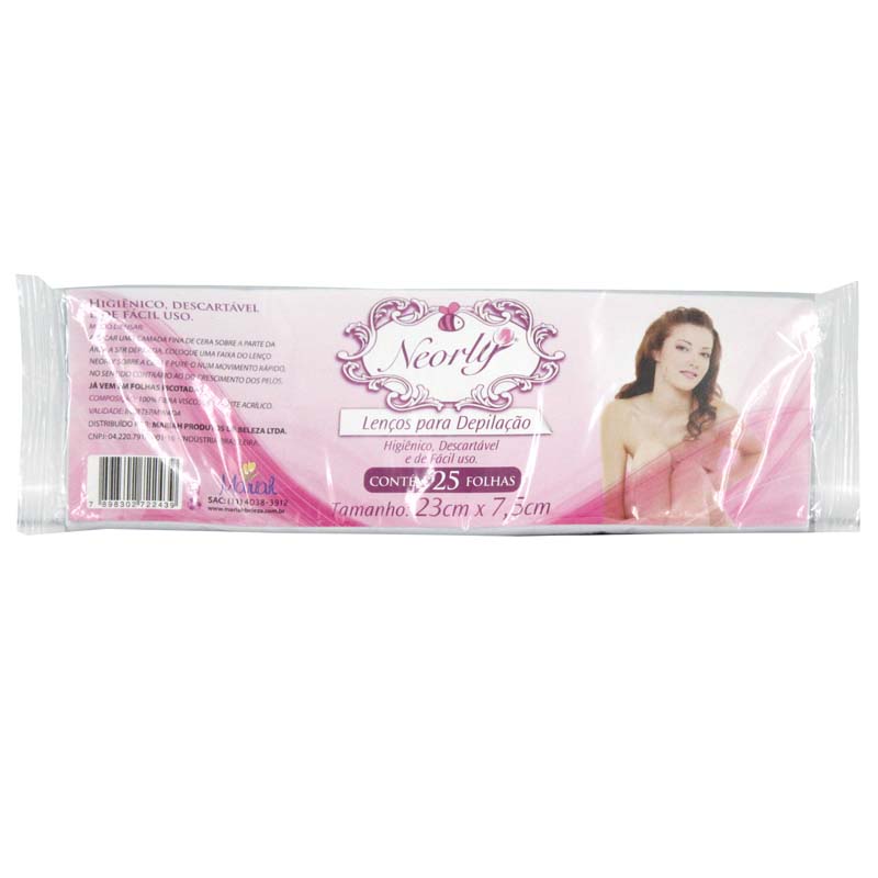 NEORLY LENCOS P/DEPIL TNT 25FOLHAS