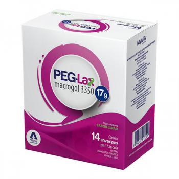 Laxante Peg-Lax 17g Limao Po para Solucao Oral 14 Envelopes