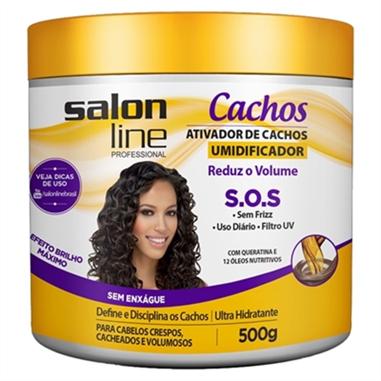 ATIVADOR SALON LINE CACHOS UMIDIFICADOR 500G