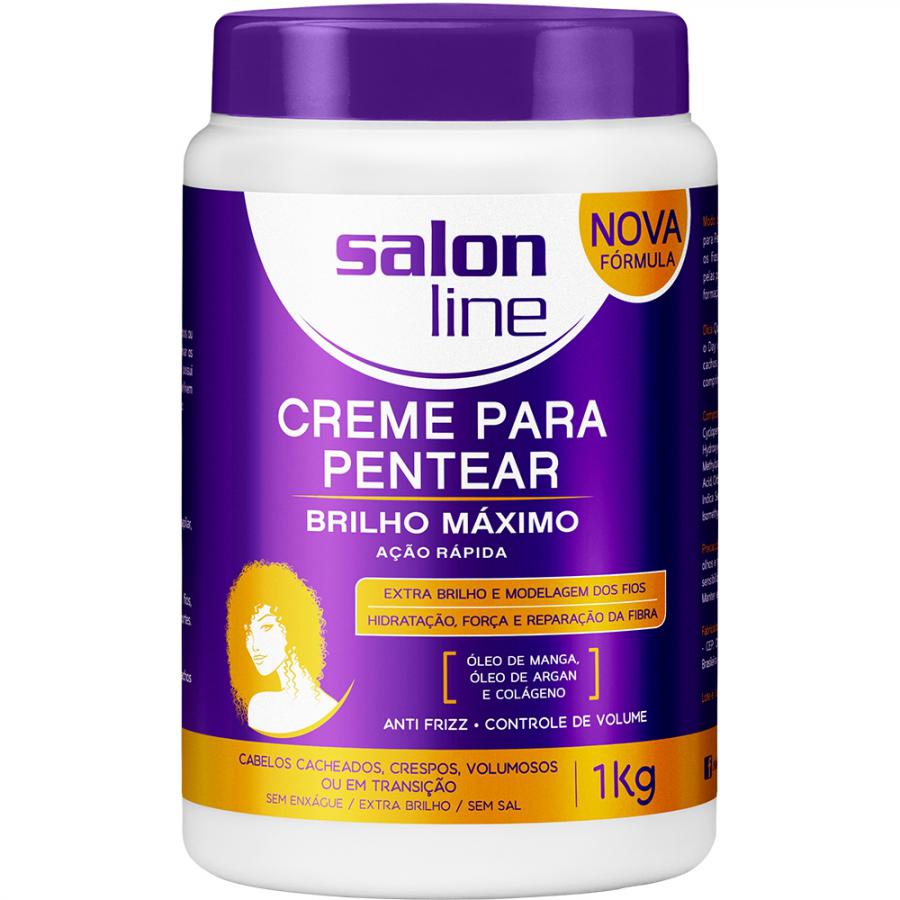 CREME PARA CACHEAR CABELO? CREME PARA PENTEAR BRILHO MAXIMO 1KG