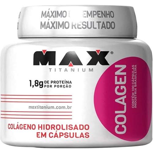 Colageno Hidrolisado Max Titanium Colagen com 100 Capsulas