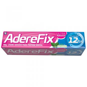 Fixador de Dentadura Aderefix 40g Sabor Menta