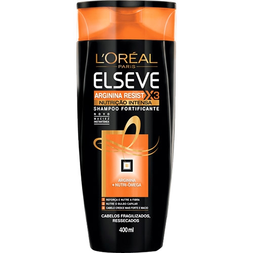 Shampoo Elseve Arginina Nutrição Intensa 400ml