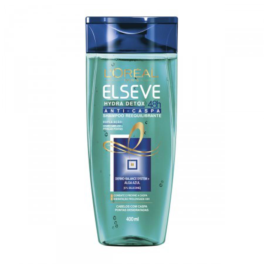 Shampoo Elseve Hydra Detox Zero Caspa 400ml