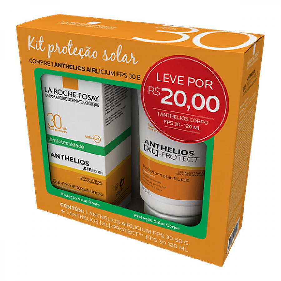 Kit Protetor Solar Anthelios Airlicium FPS30 50g + Anthelios XL FPS30 120ml